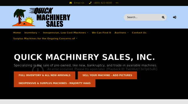 quickmachinerysales.com