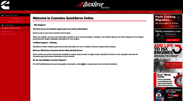 quickserve.cummins.com