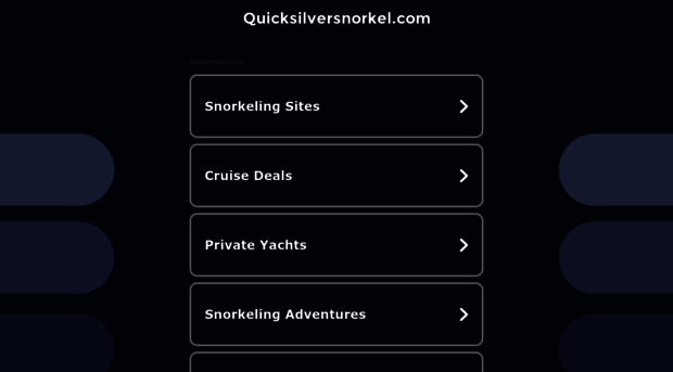 quicksilversnorkel.com