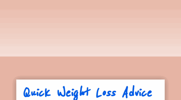 quickweightlossadvice777.blogspot.com