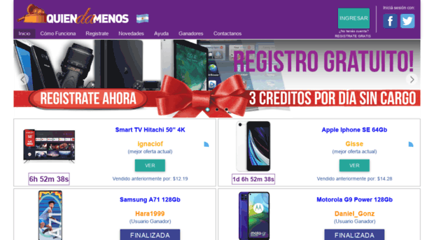 quiendamenos.com