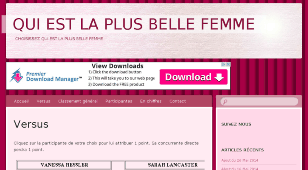 quiestlaplusbellefemme.com