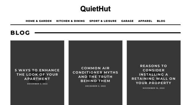 quiethut.com