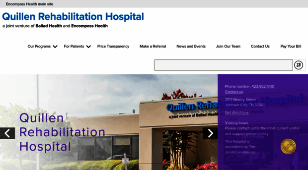 quillenrehabilitationhospital.com