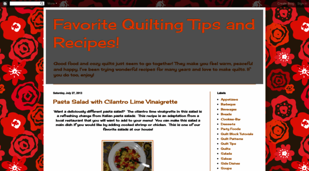 quiltingandfood.blogspot.com