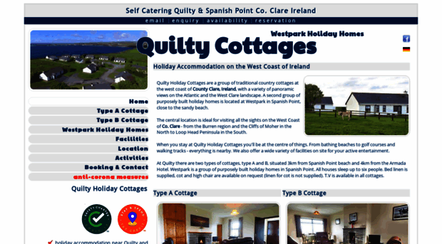 quiltycottages.com