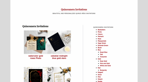 quinceanera-invitations.com