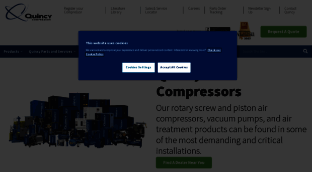 quincycompressor.com