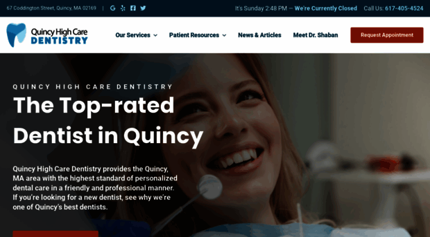 quincyhighcaredentistry.com