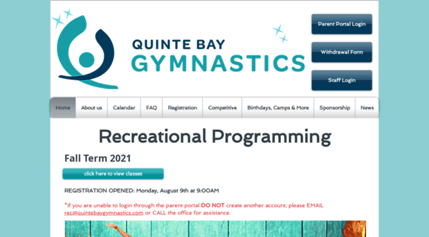 quintebaygymnastics.com