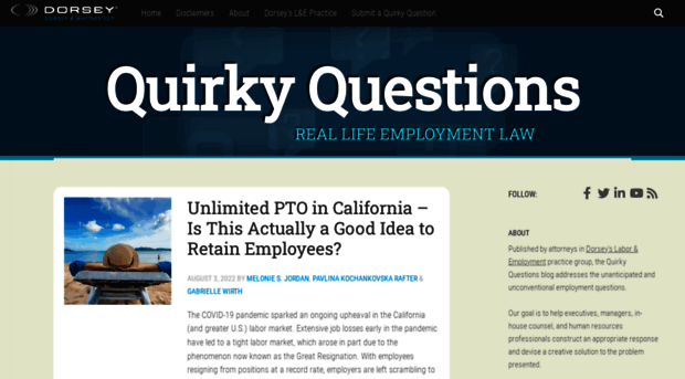 quirkyemploymentquestions.com