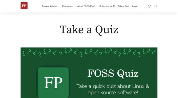 quiz.fosspost.org