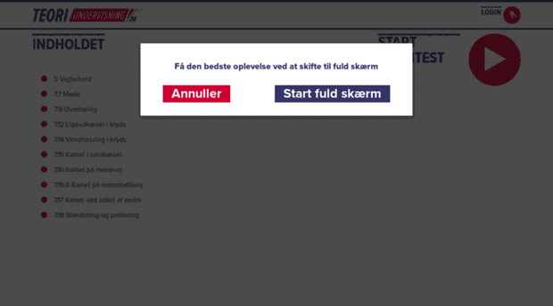 quiz.teoriundervisning.dk