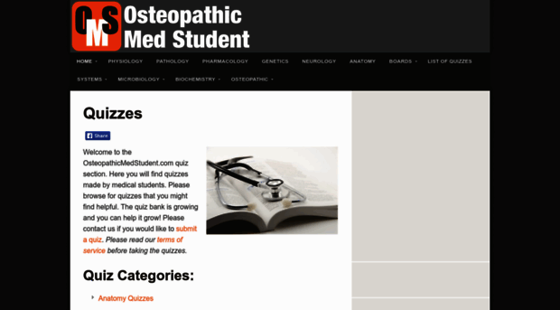 quizzes.osteopathicmedstudent.com