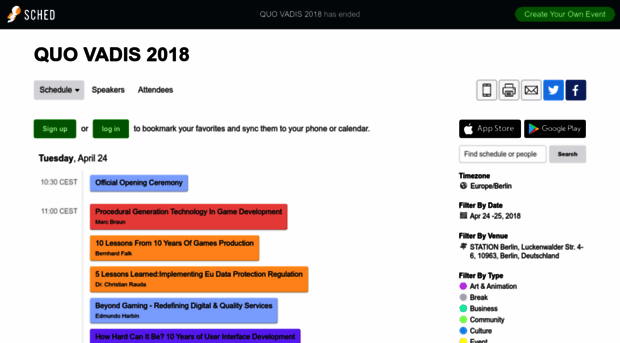 quovadis2018.sched.com