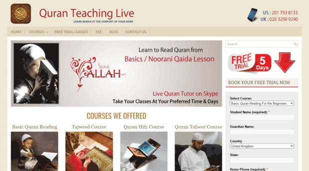 quranteachinglive.com