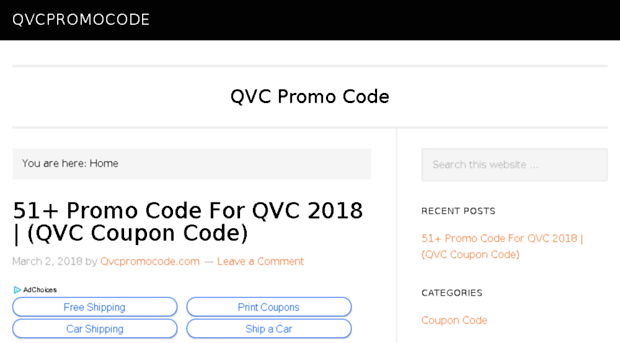 qvcpromocode.com
