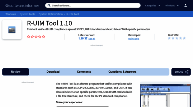 r-uim-tool.software.informer.com