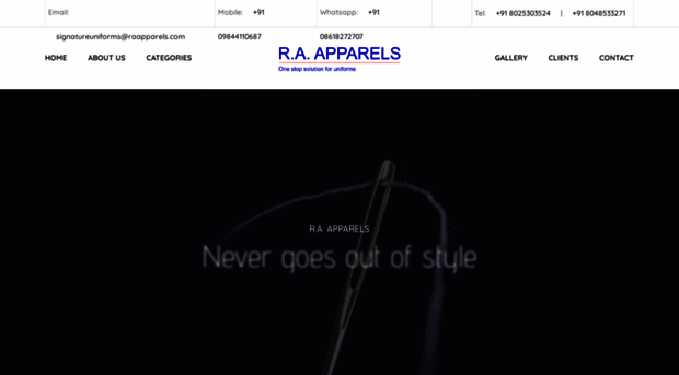 raapparels.com