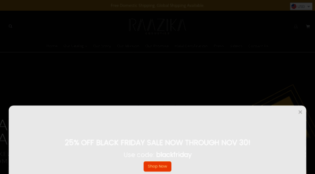 raazikacosmetics.com