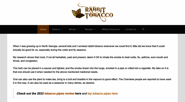 rabbittobacco.com