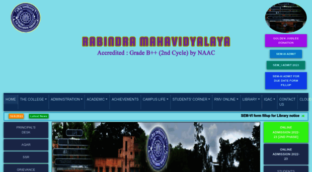 rabindramahavidyalaya.org