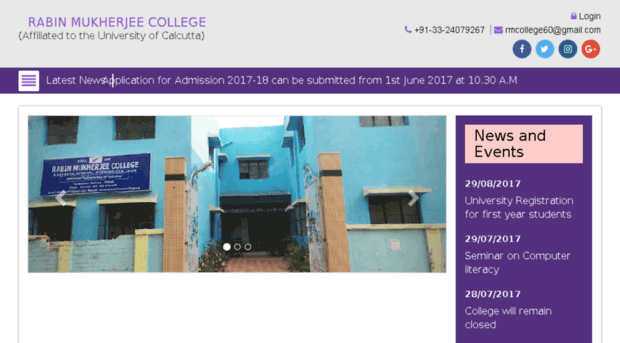 rabinmukherjeecollege.in