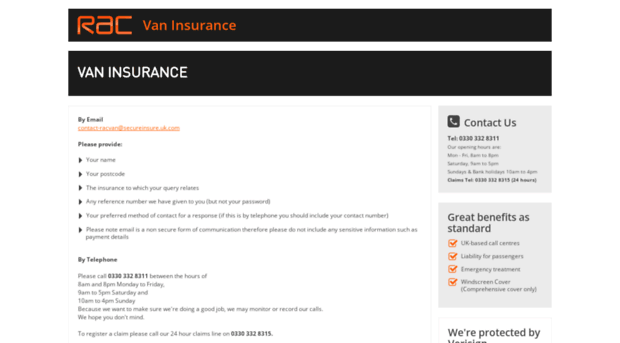 rac-van.secureinsure.uk.com