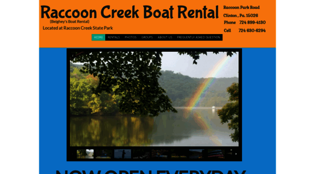 raccooncreekboatrental.com