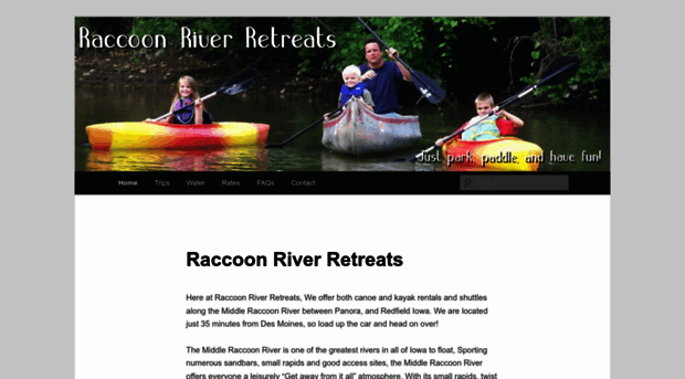 raccoonriverretreats.com