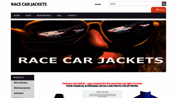 racecarjackets.net