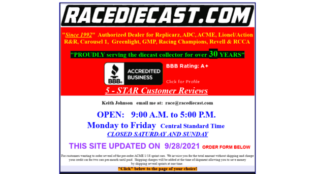 racediecast.com