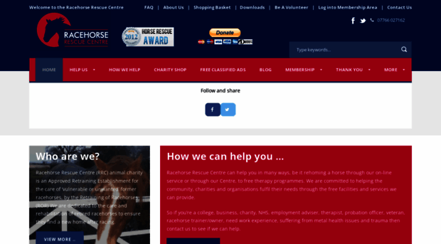 racehorserescue.org.uk