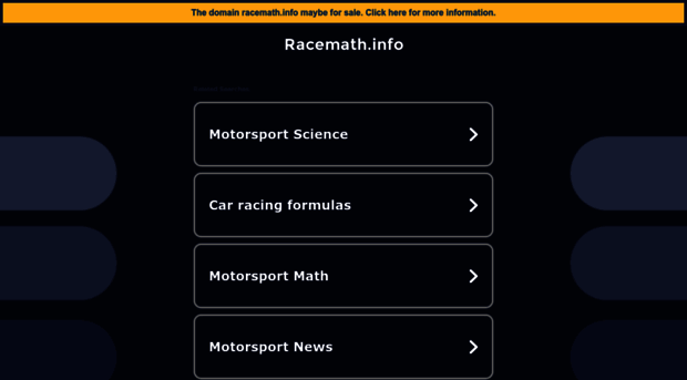 racemath.info