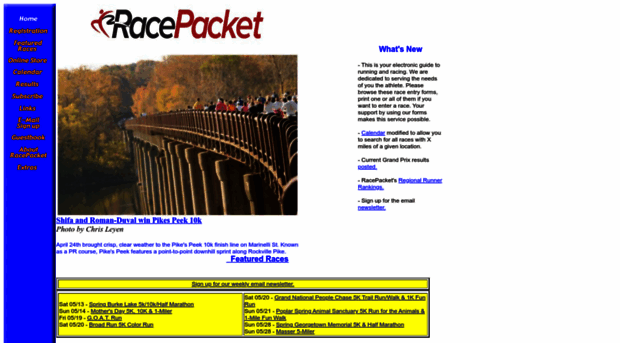 racepacket.com