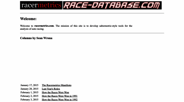 racermetrics.com