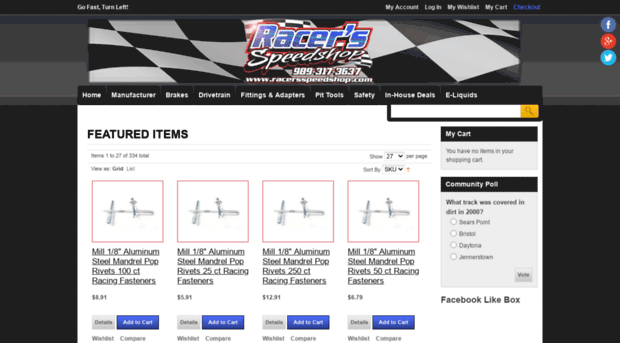 racersspeedshop.com