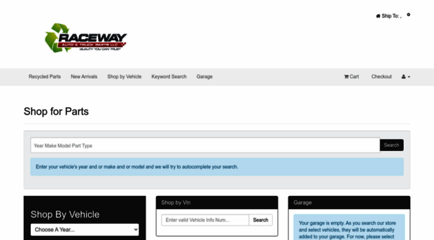 racewayauto.autopartsearch.com