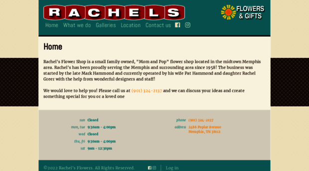 rachelsflowers.com