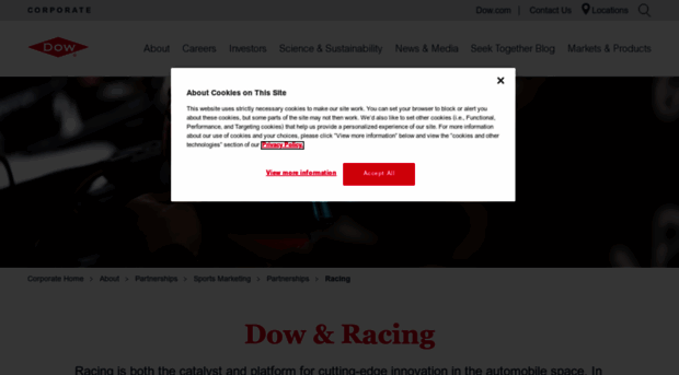 racing.dow.com