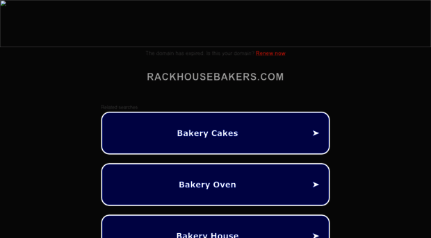 rackhousebakers.com