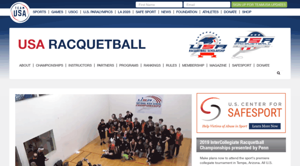 racquetball.teamusa.org