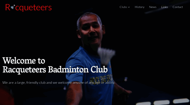 racqueteersbadminton.co.uk