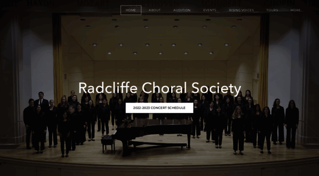 radcliffechoralsociety.com