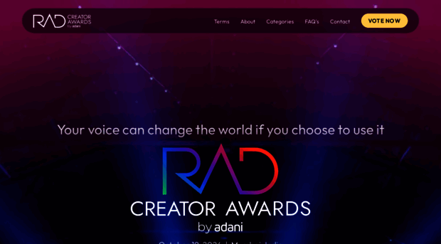radcreatorawards.com