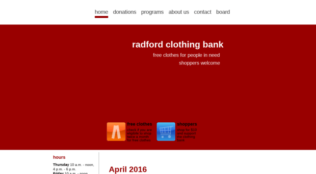 radfordclothingbank.org