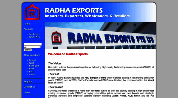 radhaexports.com