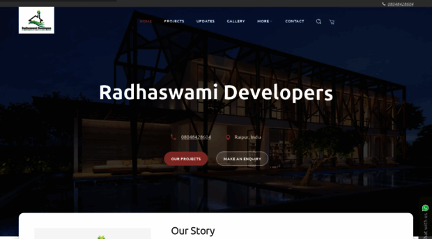 radhaswamidevelopers.in