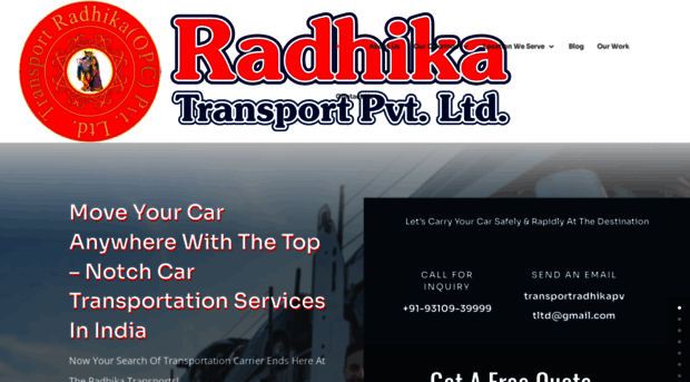 radhikatransport.com