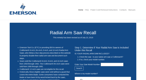 radialarmsawrecall.com